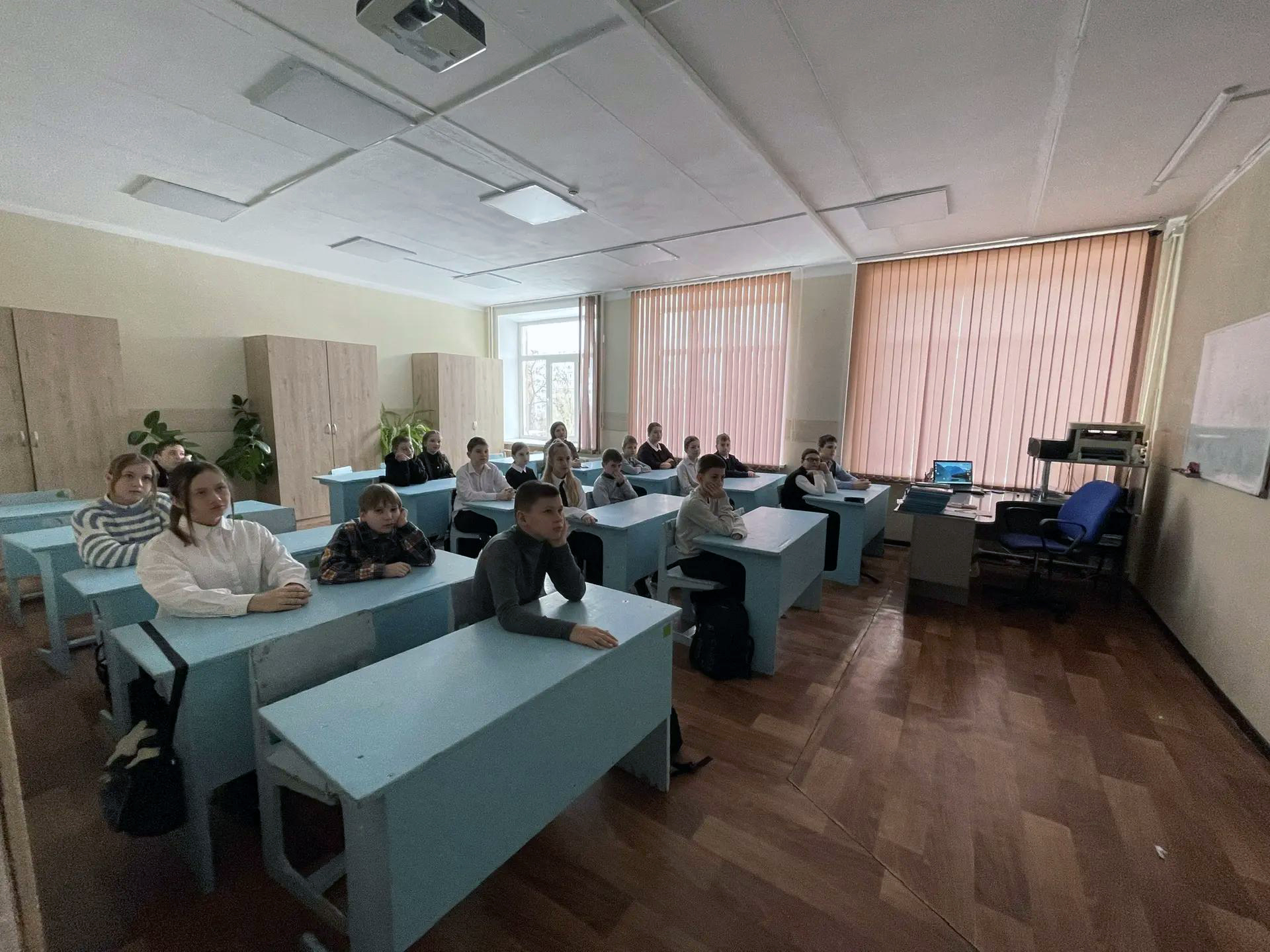 Учащиеся на мероприятии
